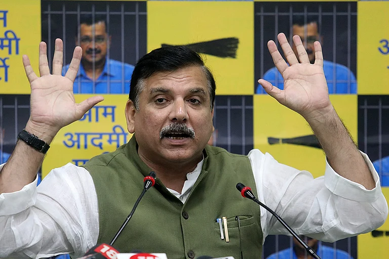 AAP Leader Sanjay Singh - | Photo: PTI